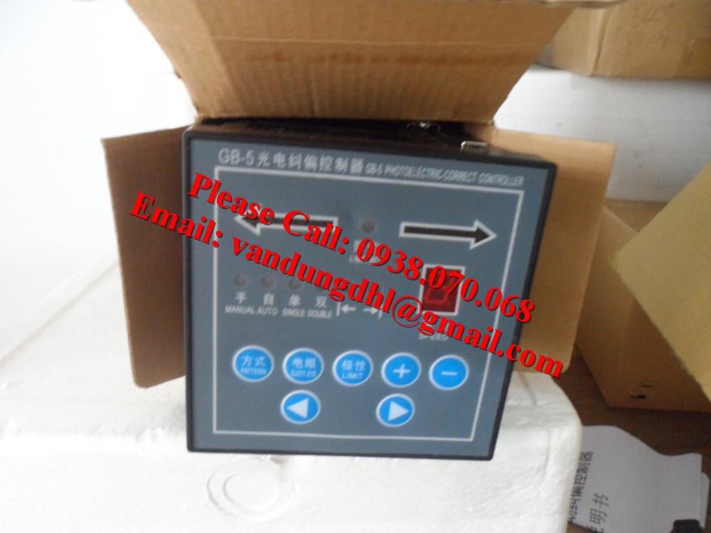 Hộp Sàng Biên GB-5 dùng để canh biên cho các loại cuộn trong quá trình sản xuất
