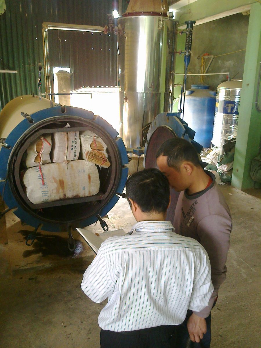 Bồn hấp nấm
