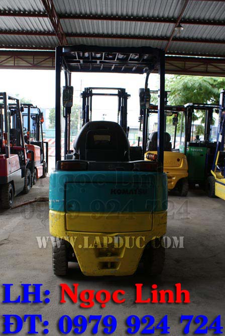 Xe n&acirc;ng điện ngồi l&aacute;i 1,5 tấn đ&atilde; qua sử dụng cần thanh l&yacute; gấp