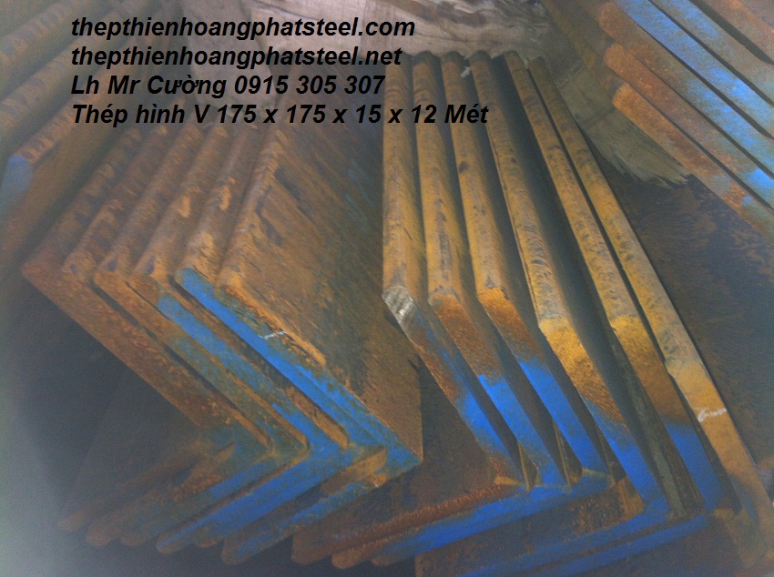 Thép hình V chữ V ., V 175 x 175 x 12 x 12 Mét