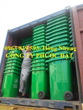 Thùng rác công cộng HDPE 120L-240L-660L