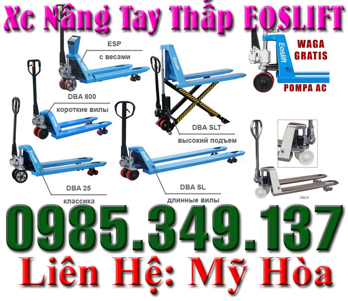 Xe nâng tay thấp 2500kg - 5000kg