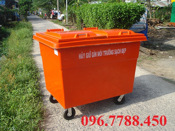 Thùng rác composite 660 lít