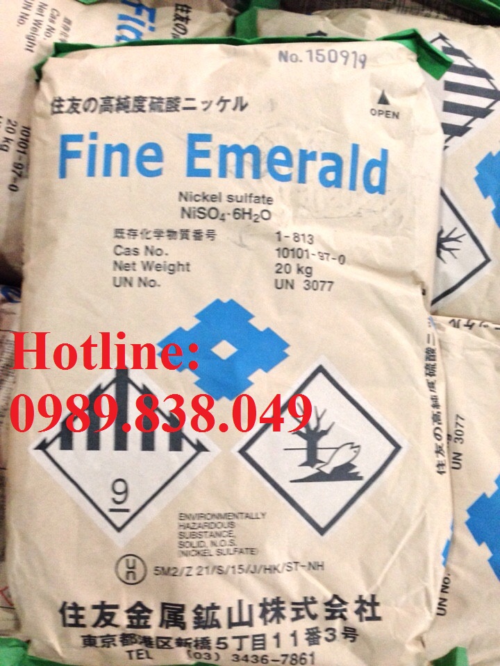 Nickel Sulfate - Niken sunphat - NiSO4 giá tốt