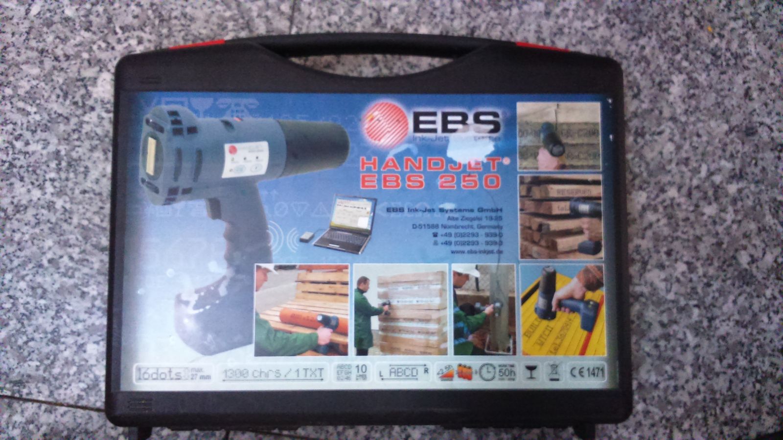 M&aacute;y in k&yacute; m&atilde; hiệu EBS-250 CHLB Đức sản phẩm di động duy nhất hiện nay tr&ecirc;n thị trường