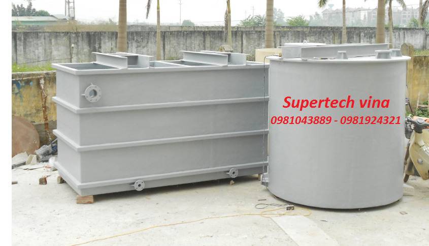 Bồn bề chứa hóa chất công nghiệp -  Supertech Vina