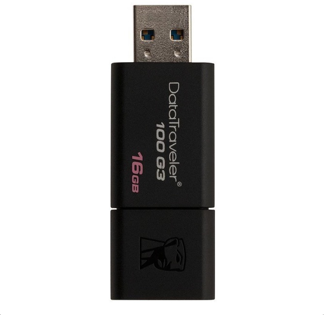 USB 3.0 Kingston DT100G3 16GB (Đen)