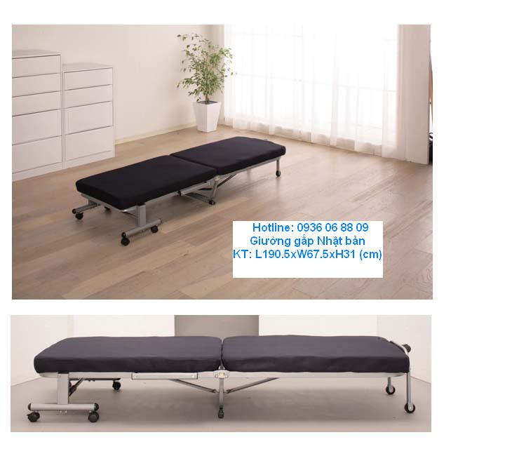 Giường ghấp gắn nệm Nhập khẩu Nhật Bản