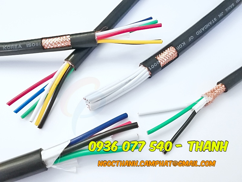 Cáp điều khiển Sangjin, cáp mềm RVV - RVVP