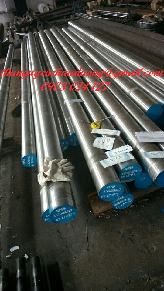 Thép rèn làm trục tàu, trục chân vịt SF55, SF55W, SF45, SF45W