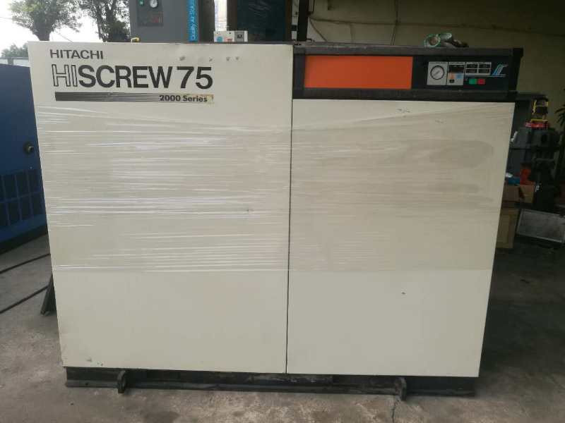 Máy nén khí trục vít Hitachi 100hp