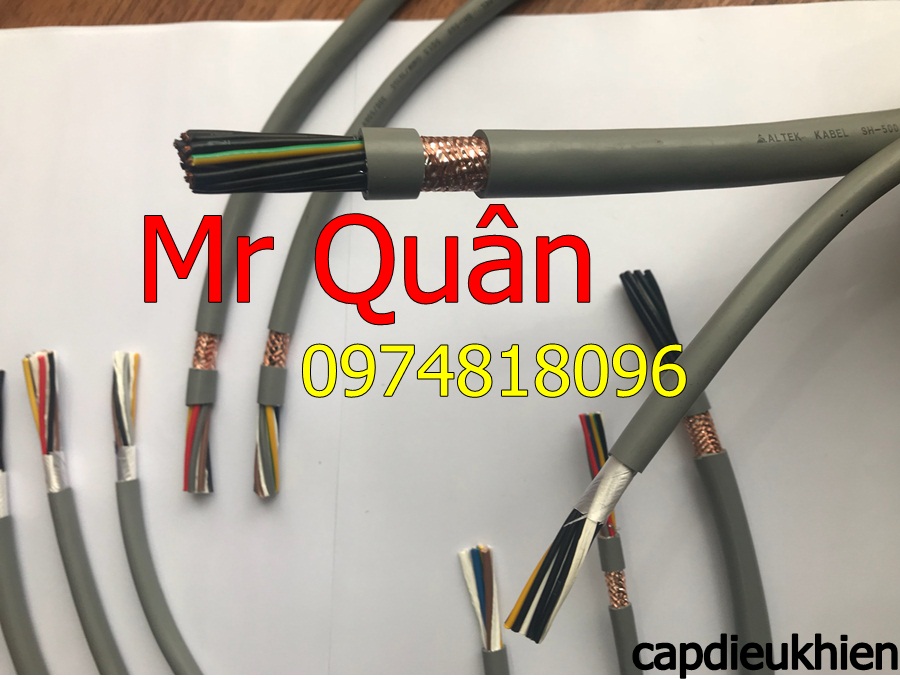 Cáp điều khiển, cáp tín hiệu chống nhiễu 4x1.0mm