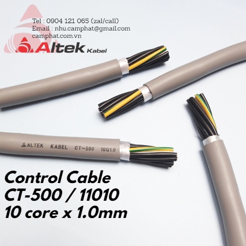 C&aacute;p điều khiển CT-500/11010 (10core x 1.0mm) Altek Kabel