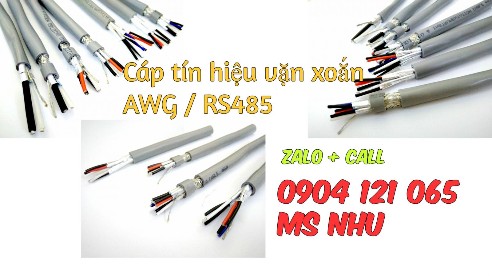 Cáp tín hiệu bọc lưới chống nhiễu vặn xoắn theo cặp