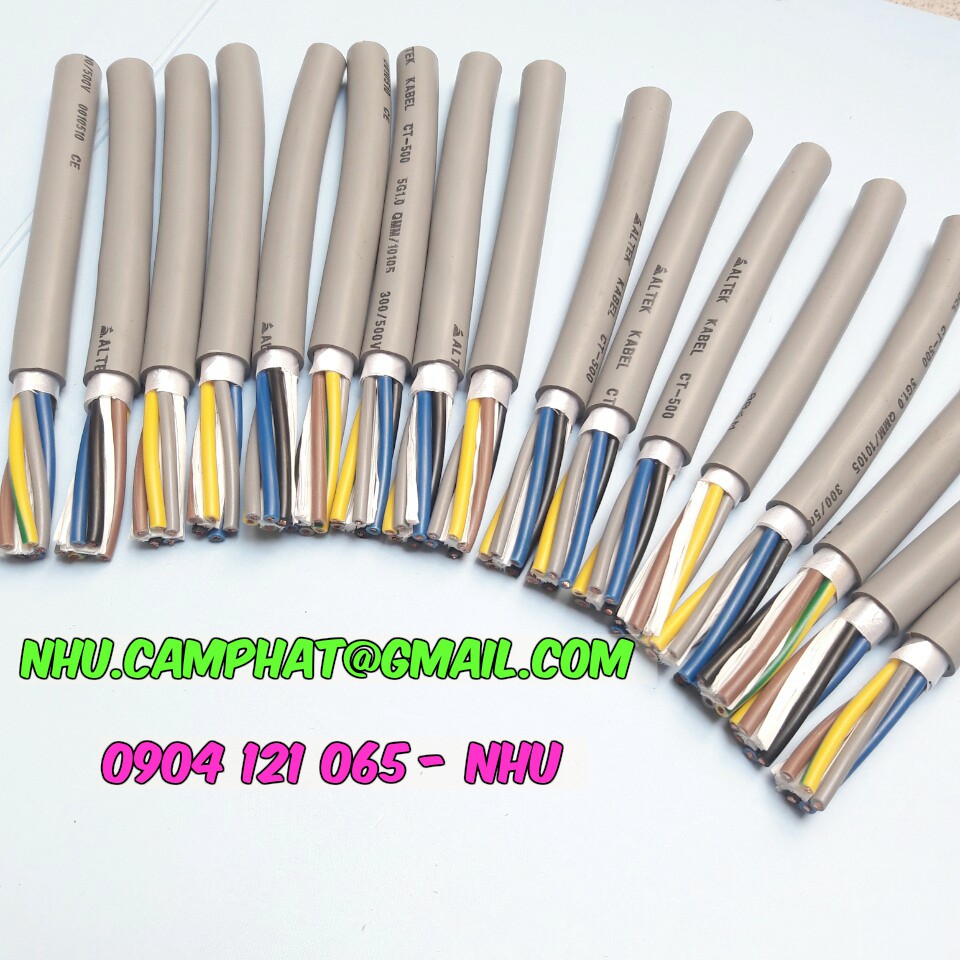 Cáp điều khiển Altek Kabel hàng tiêu chuẩn châu âu
