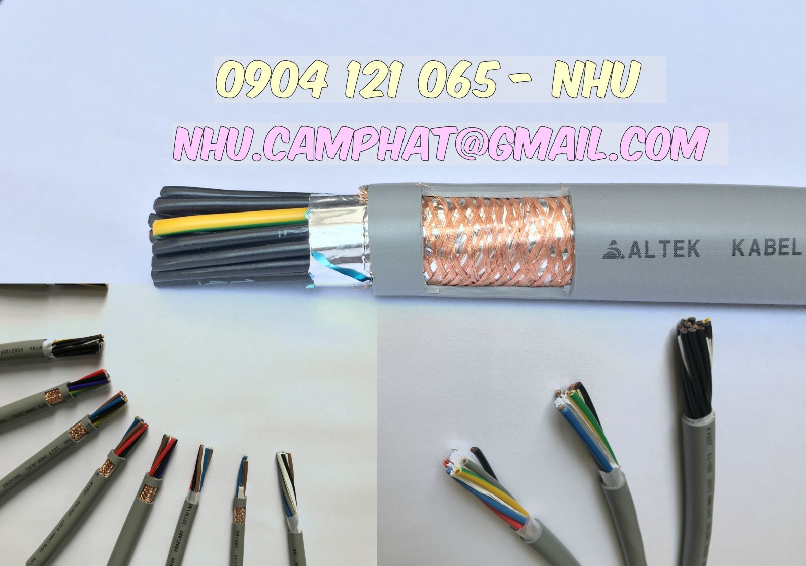 Cáp tín hiệu - cáp điều khiển Altek kabel hàng sẵn kho