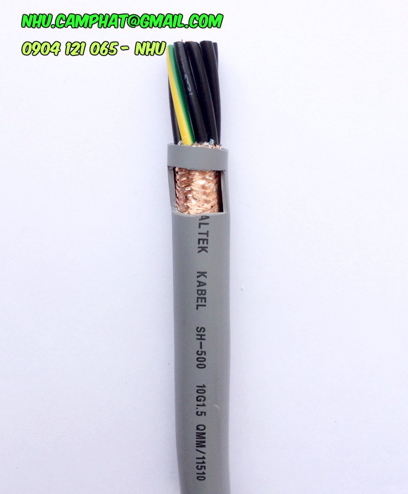 Cáp điều khiển ko lưới và có lưới chống nhiễu altek
