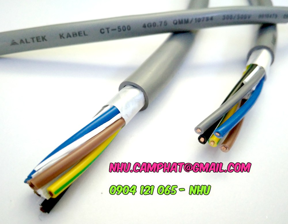 Cáp điều khiển altek kabel, thương hiệu châu âu, giá rẻ