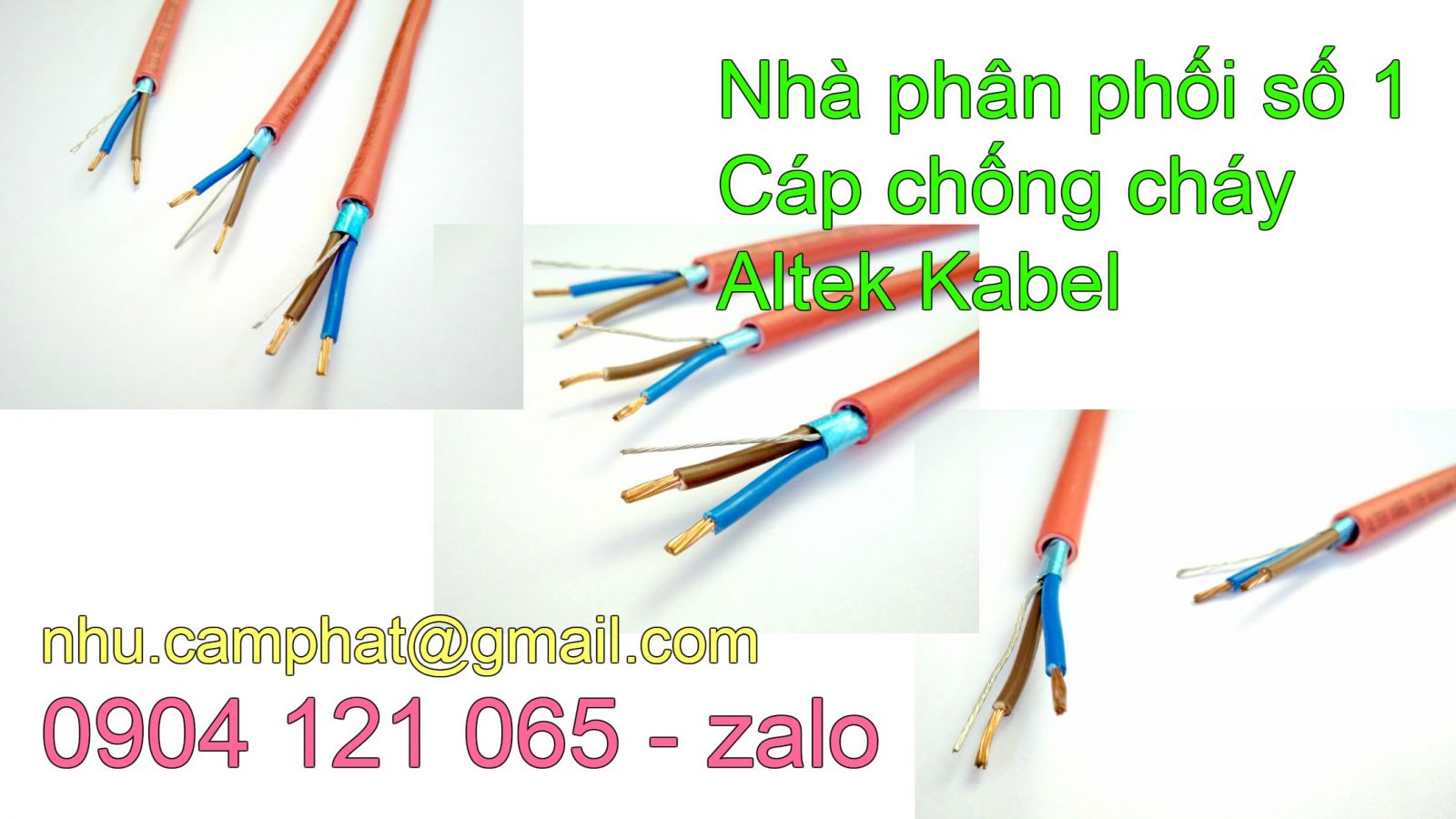 Cáp chống cháy thương hiệu châu âu, giá rẻ
