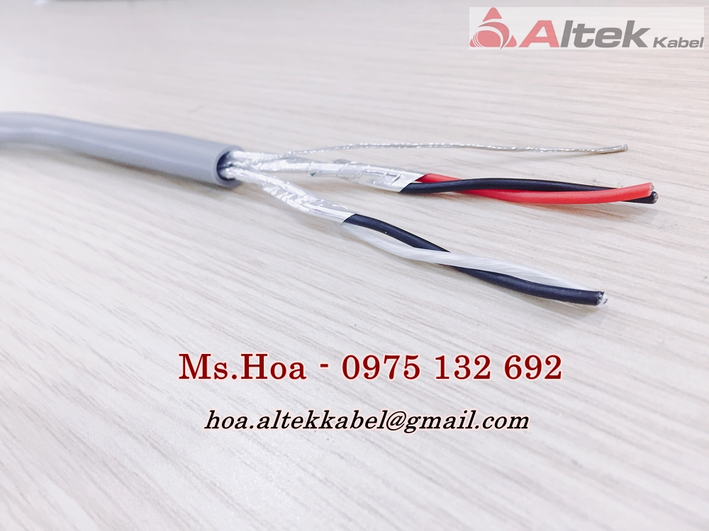 C&aacute;p t&iacute;n hiệu vặn xoắn Altek Kabel chống nhiễu AL foil gi&aacute; rẻ