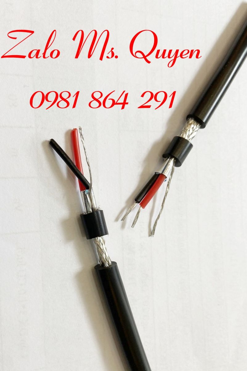 Sẵn kho c&aacute;p t&iacute;n hiệu vặn xoắn 2 lớp chống nhiễu RS485