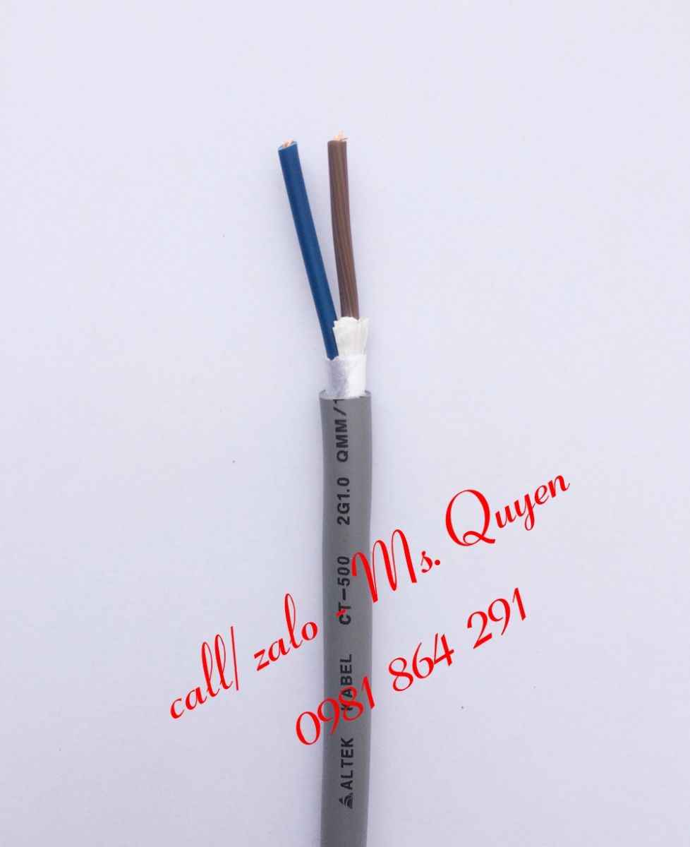 C&aacute;p điều khiển Altek kabel l&otilde;i mềm 2 l&otilde;i 2x0.5, 2x0.75, 2x1.0, 2x1.5mm2