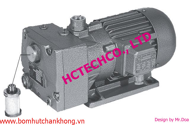Bơm hút chân không dùng dầu U3.6