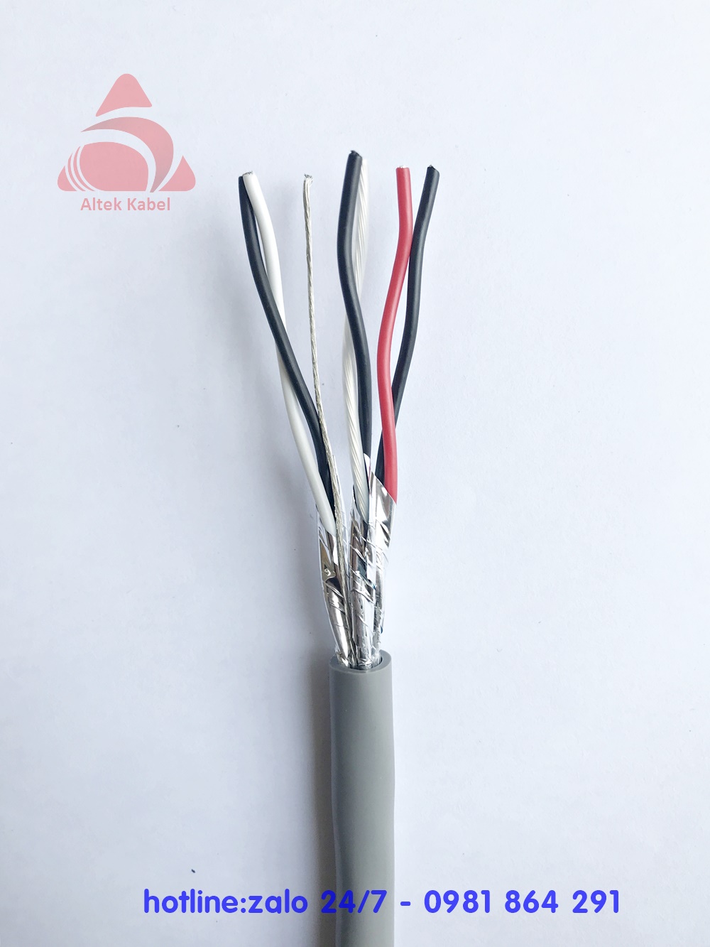 Cáp tín hiệu vặn xoắn 1pair 18awg, 1pair 20awg Altek Kabel