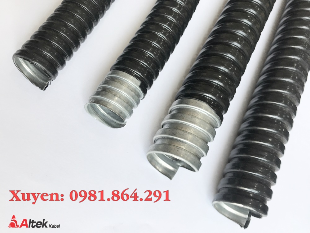 Ống kẽm đàn hồi bọc nhựa PVC,đầu nối ống sẵn HN-HCM 