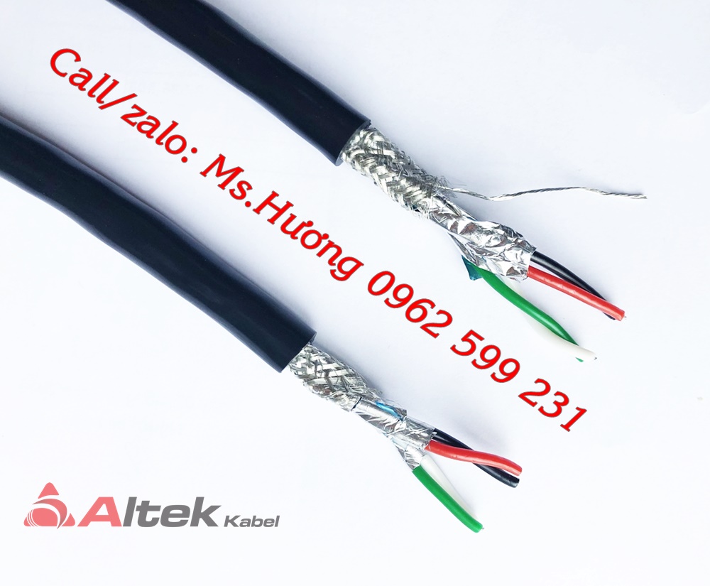 Cáp tín hiệu RS485 2 lớp chống nhiễu 1Pair, 2Pair