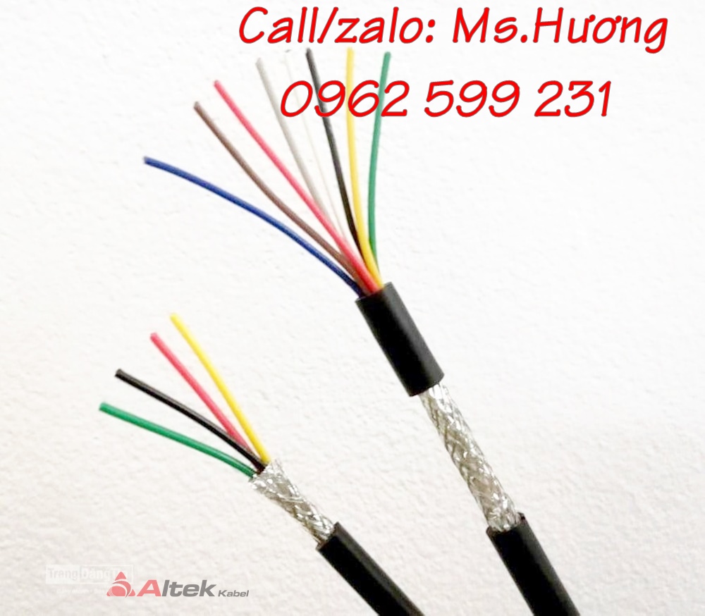 Cáp tín hiệu quy cách 2Cx0.22 đến 8x0.22