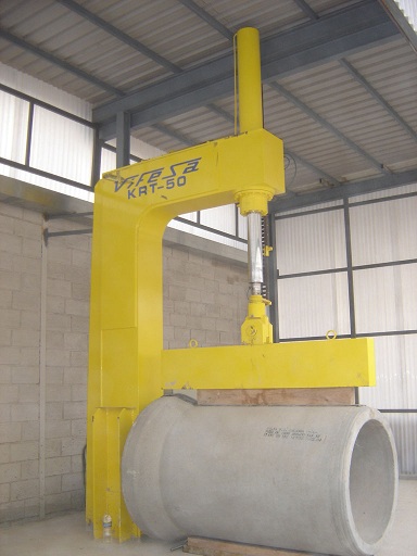 Máy kiểm tra phá hủy ống bê tông bằng thủy lực KRT-50