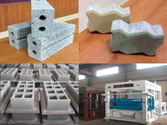 Dây chuyền sản xuất gạch không nung xi măng cốt liệu bằng hệ thống ép thủy lực