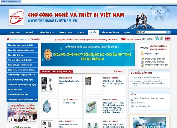 KHAI TRƯƠNG SÀN GIAO DỊCH THÔNG TIN CÔNG NGHỆ VÀ THIẾT BỊ TECHMARTVIETNAM.VN