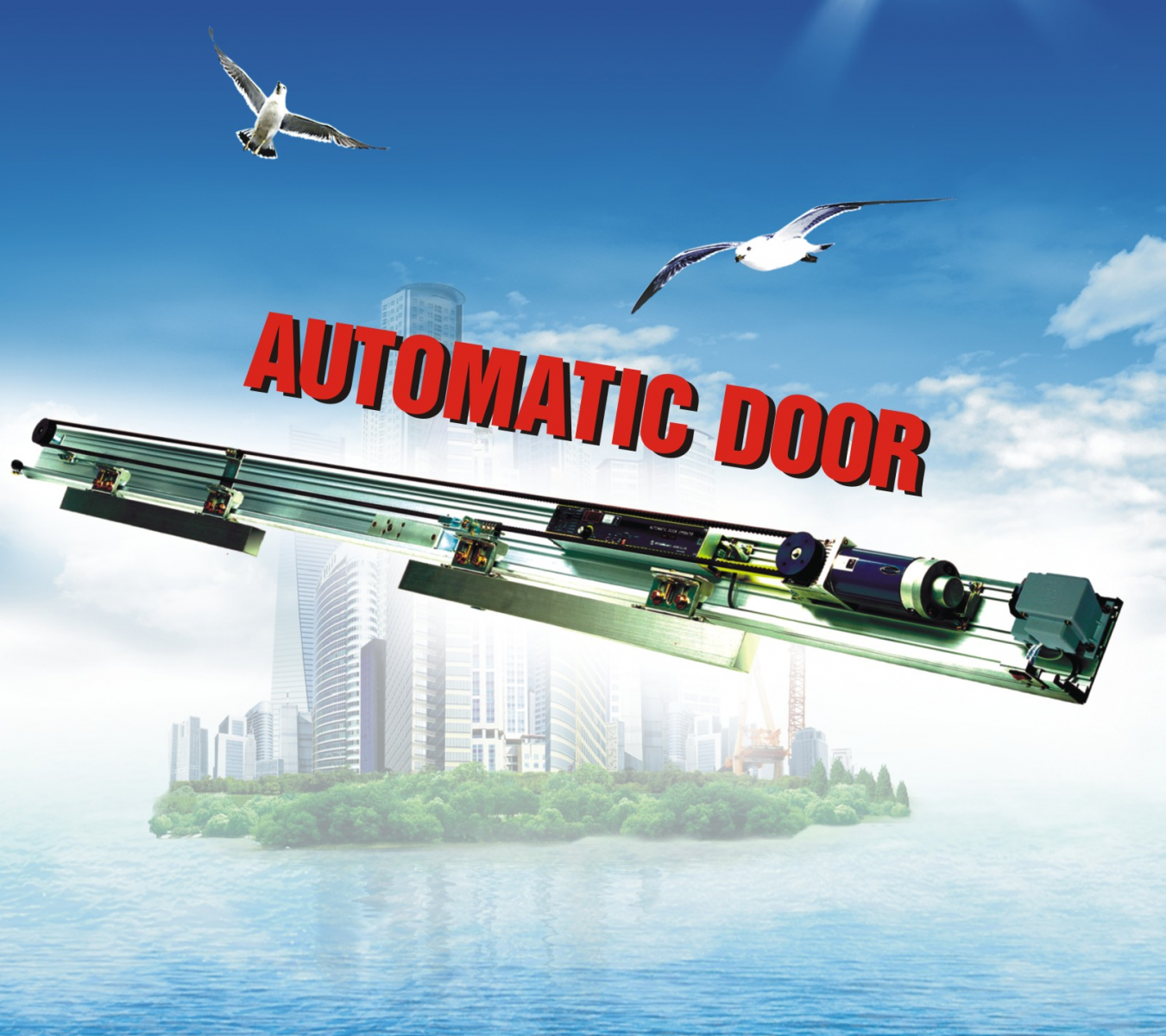 Cửa mở trượt tự động Hàn Quốc WS-600