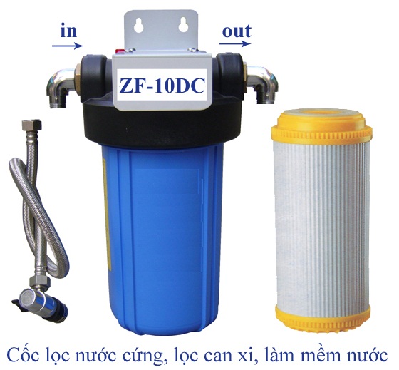 Thiết bị lọc nước cứng, lọc canxi, làm mềm nước ZF 10DC