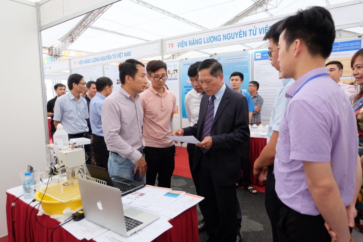 Triển lãm các sản phẩm nghiên cứu khoa học của Viện Nghiên cứu sáng chế và Khai thác công nghệ tại Techfest Hải Phòng 2018
