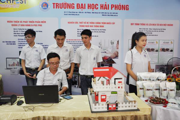 Techfest Hải Phòng 2017: Trình diễn nhiều sản phẩm, dự án khởi nghiệp