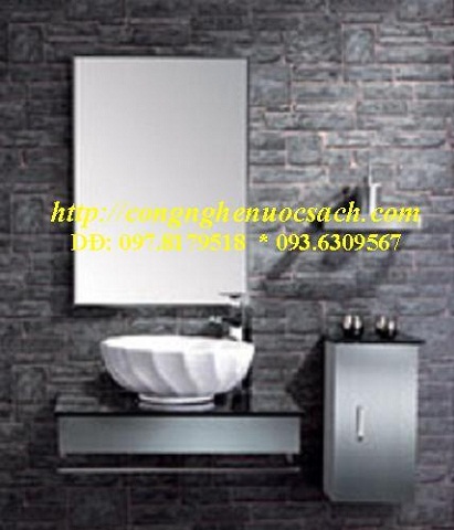 Lavabo tủ inox Gurong mã số DH-0935