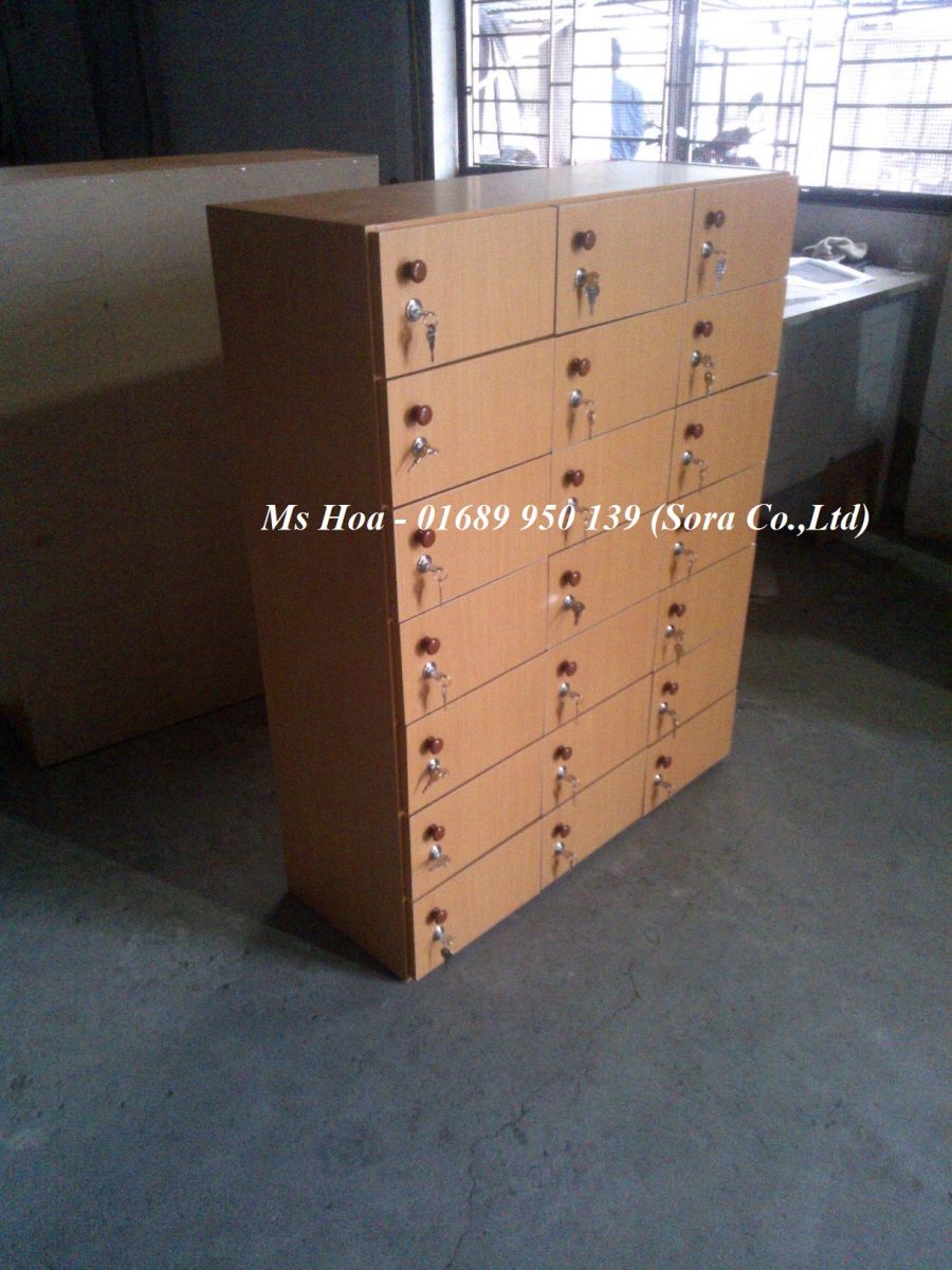 Tủ gỗ nhiều ngăn