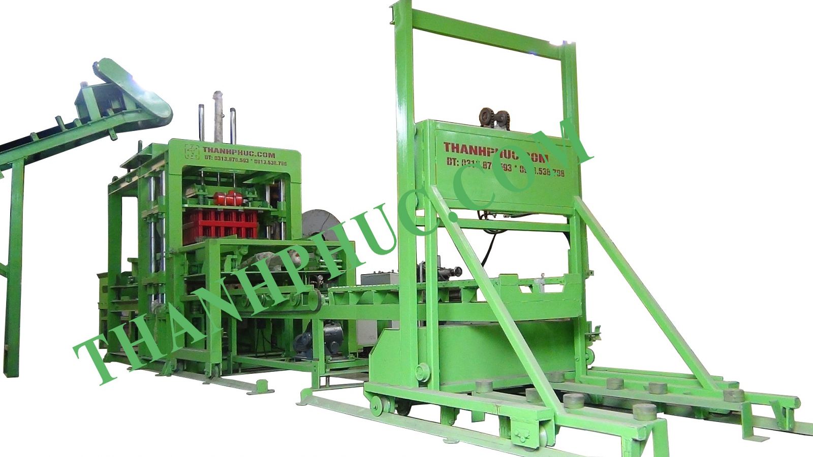 Dây chuyền sản xuất gạch block tự động hoàn toàn model TPC B1209