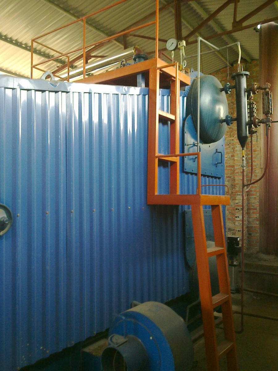 Nồi hơi đốt than công suất 2 tấn/h
