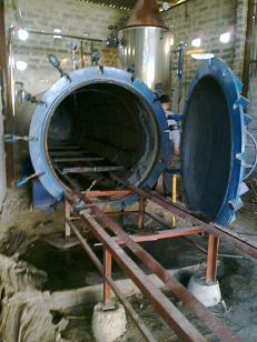 Nồi hơi đốt than, củi công suất 300 kg