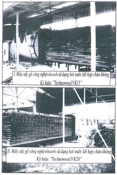 Công nghệ và thiết bị sấy gỗ nhanh Vacon - VK15 và VK28
