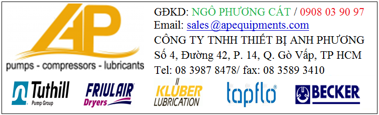 Bơm bánh răng Tuthill bơm chất lỏng độ nhớt cao
