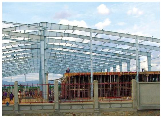 Gia công các sản phẩm kết cấu thép, sửa chữa bảo trì, chống dột nhà xưởng…