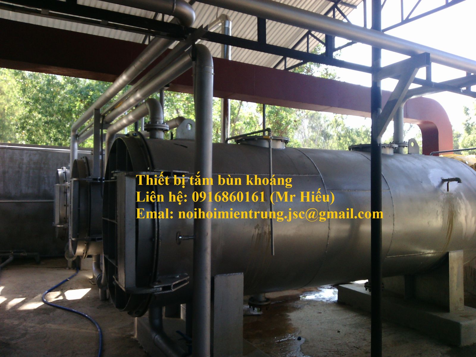 Thiết bị tắm bùn khoáng - Hệ thống tắm bùn khoáng