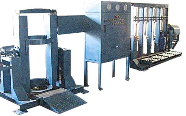 Máy thử bền - Dây chuyển kiểm định chai gas