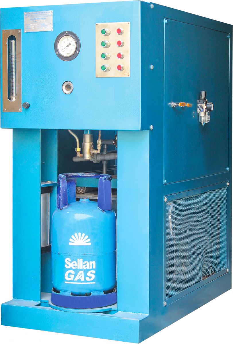Máy thử dãn nở - Dây chuyền kiểm định chai gas