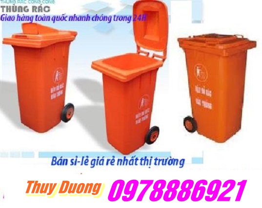 Thùng rác nhưa HDPE 240 lít hàng nhập khẩu giá siêu tốt
